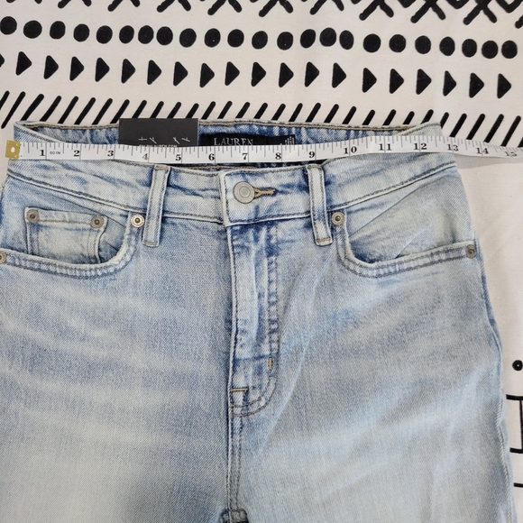 Ralph Lauren  Women's High-Rise Straight Ankle Comfort Stretch  Size 0/25 - Picture 4 of 10